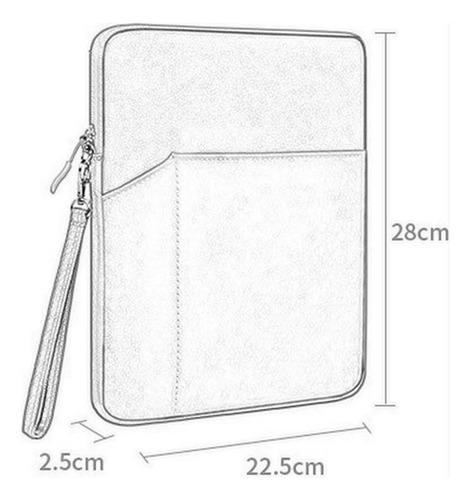 Bolsa For Tableta Con Pantalla Táctil, Funda Protectora,