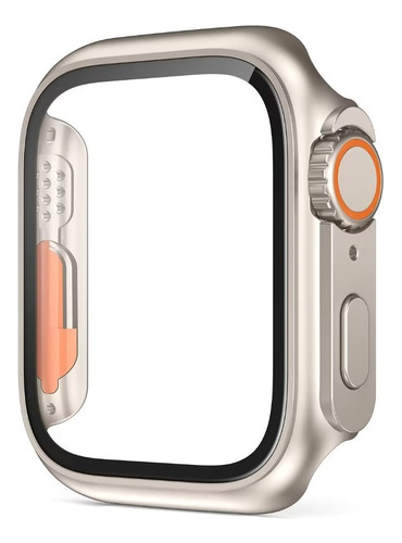 Case Cristal Templado Carcasa A Serie Ultra Para Apple Watch
