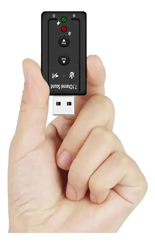 Adaptadores Usb Placa De Som 7.1 Macho X Audio E Fone