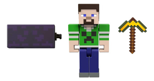 Minecraft Vanilla Steve Construye Un Portal Pixeleado Tucup