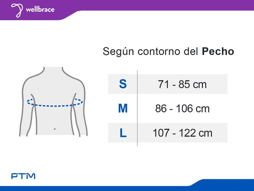 Corrector Postural Espaldar De Neoprene Negro Ptm Oficial