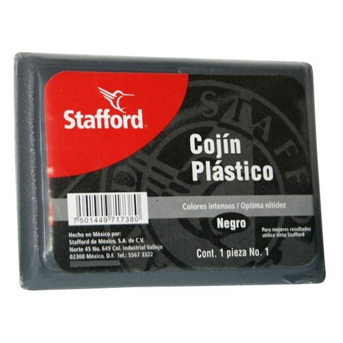 Cojin Para Sello Stafford Sin Color, Sin Tinta Tamaño Median