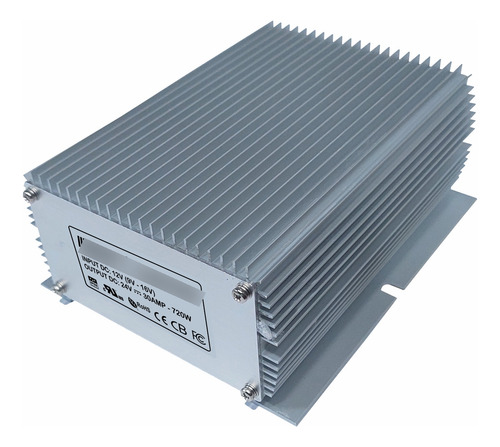 Elevador De Voltaje 12v A 24v 30amp 720w Step Up Dc-dc