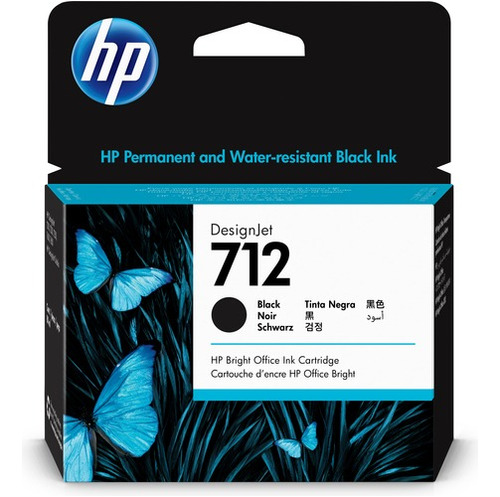 Tinta Hp 712 (3ed71a) Negro 80ml Original Alta Capacidad