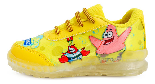 Tenis Bob Esponja Personajes Generico Con Luces Para Niño