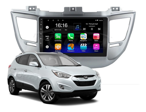 Auto Radio Android Hyundai Tucson 2015-2017 1gb + 16gb