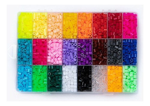 Cuentas Perler 24 Colores 5mm Hama Beads Niños Juguetes Diy