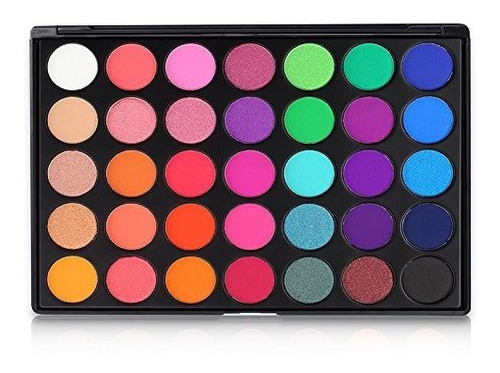 Paleta De Sombra De Ojos, 35 Colores Brillantes, Sombra De O