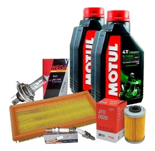 Kit Service Wega+motul Para Bajaj Rouser 200ns En Msp