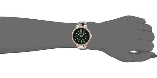 ~? Anne Klein Reloj Pulsera De Resina Para Mujer, Oro Rosa/m