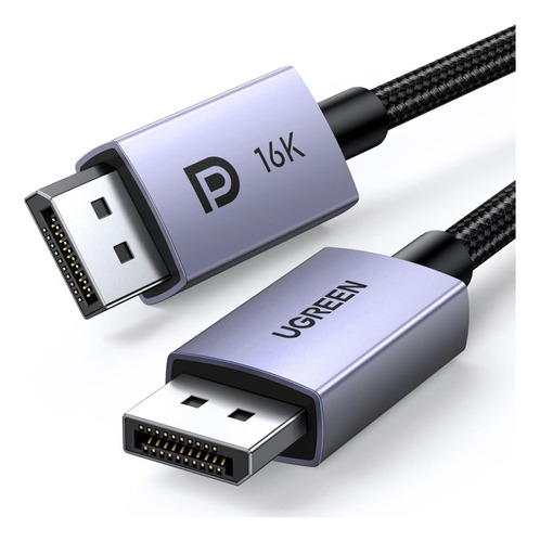 Cable Displayport 2.1 16k 80gbps, Con Certificación Vesa Hdr