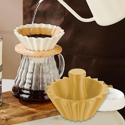 Herramienta De Prensa De Papel De, Taza De Filtro Amarillo
