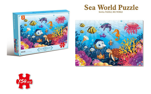 Puzzle Mundo Marino 154 Pcs