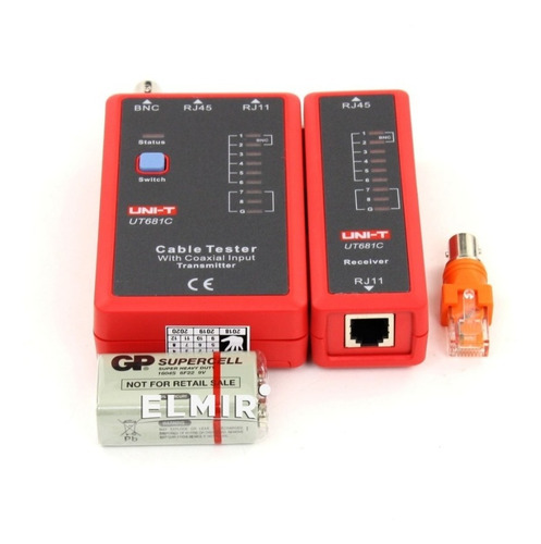 Tester De Red Probador De Cables Rj45 Rj11 Y Bnc Unit Ut681c