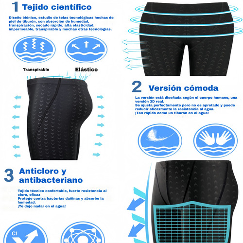 Natacion Traje De Bano Completo Hombre Gafas Deportivas