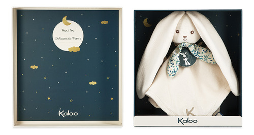Pelucia Naninha Macia Coelhinho Para Bebe Kaloo De Veludo Cor Creme