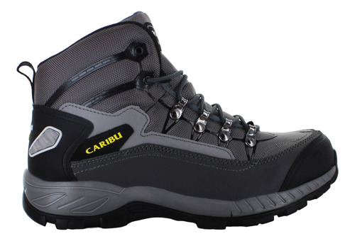 Caribu Bota Outdoor Antiderrapante Gris Negro Hombre 84209