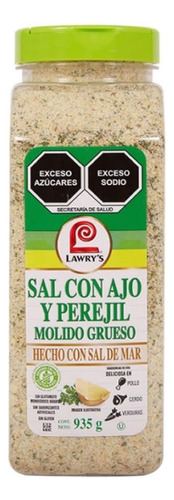 Sal Con Ajo Y Perejil Molido Grueso Lawry's 935g