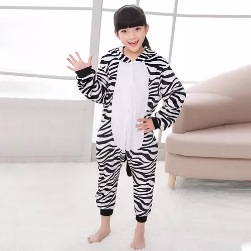 Crianças Pijamas De Inverno Flanela Animais Bonitos Com Capu | Parcelamento  sem juros