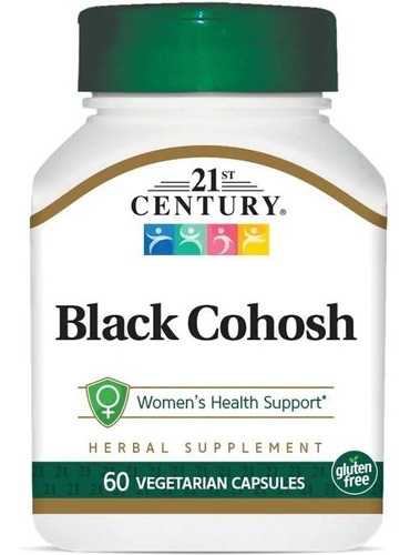 Black Cohosh Y Isoflavonas De Soja 60 Caps 540 Mg 21 Century