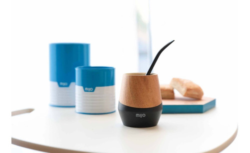 Imagen 4 de 4 de Mate De Madera Mijo Diseño Negro