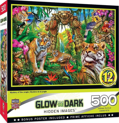 Rompecabeza - Mystery Of The Jungle 500pcs Glow