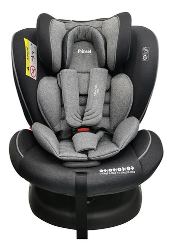 Autoasiento Prinsel Supra 360° Isofix Reclinable