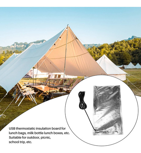 Bolsa De Almacenamiento De Calor Con Termostato Usb Outdoor.
