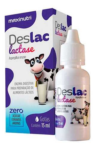 Deslac Enzima Lactase Gotas 15ml Maxinutri