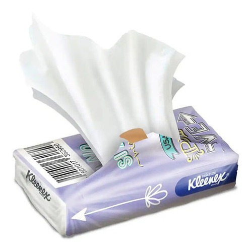 1 Paquete De Pañuelos Desechables Kleenex 15 Hojas Dobles