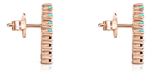 Pendientes Tous Oro Rosa Con Gemas Tous Off 30% Rosado