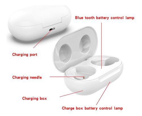 Recarregável 350mah Caixa De Carregamento Carregador