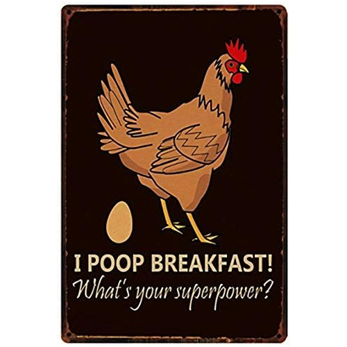 I Poop Breakfast  Chicken Crossing Farm Fresh Eggs Cart...