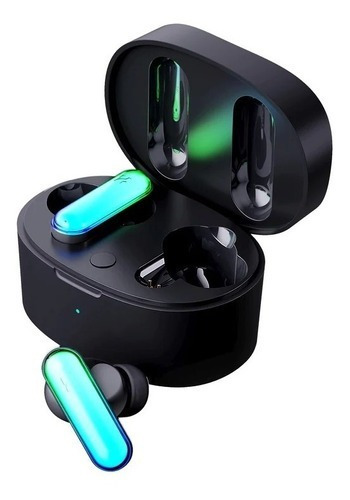 Audifonos Inalambricos Gpods Luz Led App Noise Cancel Fact Color Negro