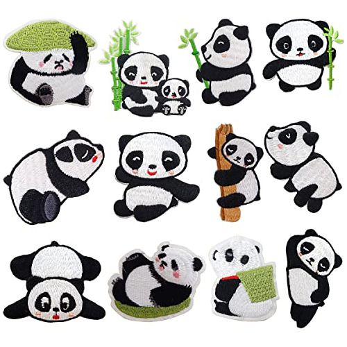 Parches Decorativos Honbay Para Bordar Con Forma De Panda, 1