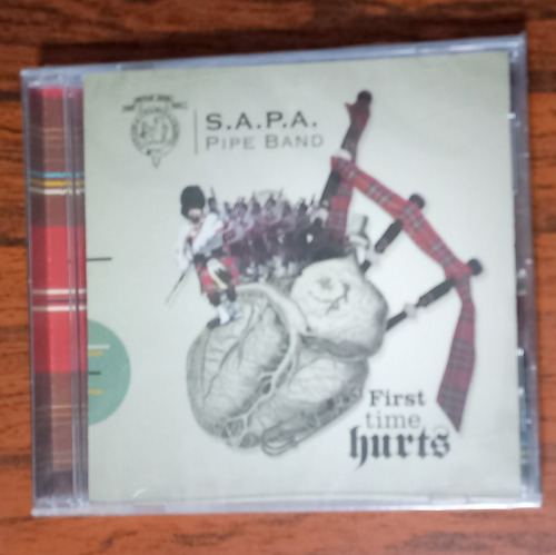 S.a.p.a. Pipe Band - First Time Hurts. Cd Nuevo Sellado.