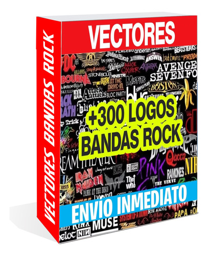 Logos Bandas Rock Pack Vectores El Mas Completo