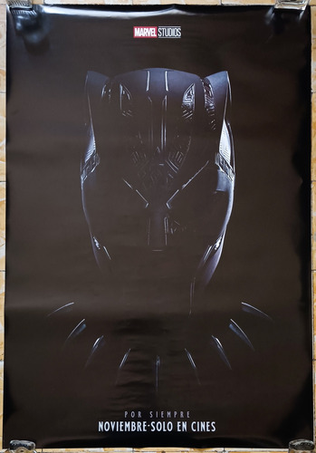 Póster Original Cine Black Panther Wakanda Por Siempre 