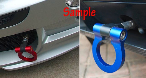 Imagen 5 de 9 de Gancho Remolque Competicion Fijo Aluminio Anodizado Auto R0