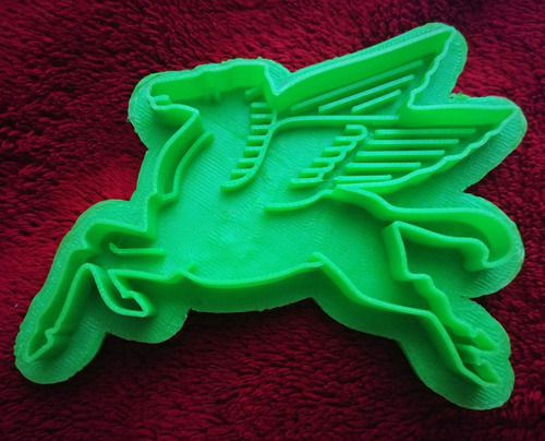 Cortador Galleta Impreso 3d Inspirado Mobil Pegasus