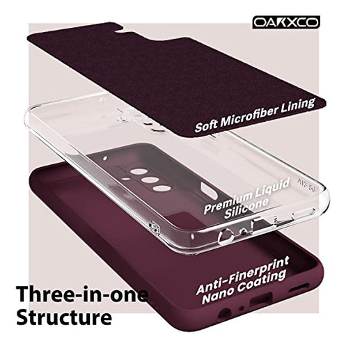 Funda Para Galaxy A13 5g A04s Burgundy Plum Wine Delgado Pie