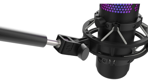 Adaptador Compativel Com Microfone Hyperx Quadcast E Tripé Cor Preto