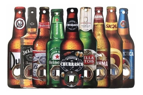 Abridor De Garrafa De Parede Área De Churrasco Cervejas Beer