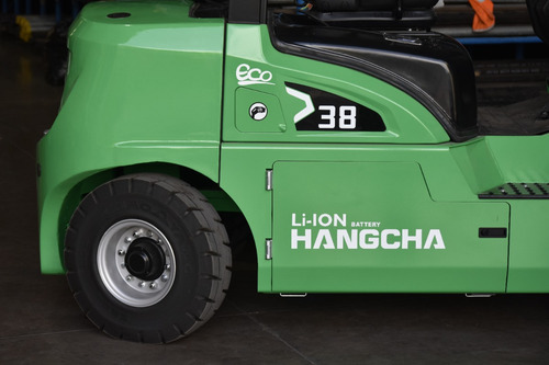 Montacargas Eléctrico Batería Litio 7,000 Lbs Hangcha Triple