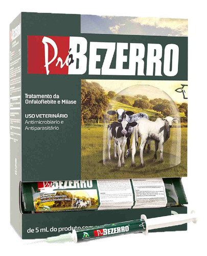 V Pro-bezerro Seringa 5ml - Ja Saude Animal