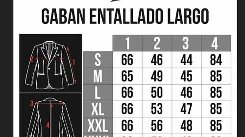 Imagen 6 de 6 de Gaban Largo Paño Velour