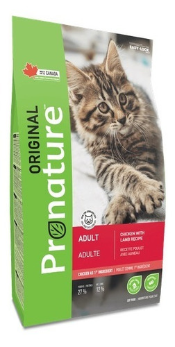 Imagen 1 de 2 de Alimento Para Gato Pronature Adulto Cordero 5 Kg Canadiense