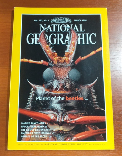 National Geographic En Inglés Vol 193 Nro 3 Marzo De 1998