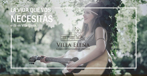Venta Lote En Villa Elena - Oliveros - Manzana F