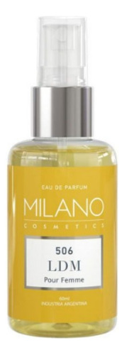 Perfume De Mujer Mini Milano 60ml. 506 Ldm 